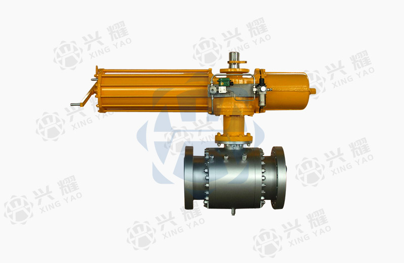  Pneumatic fixed forged steel ball valve