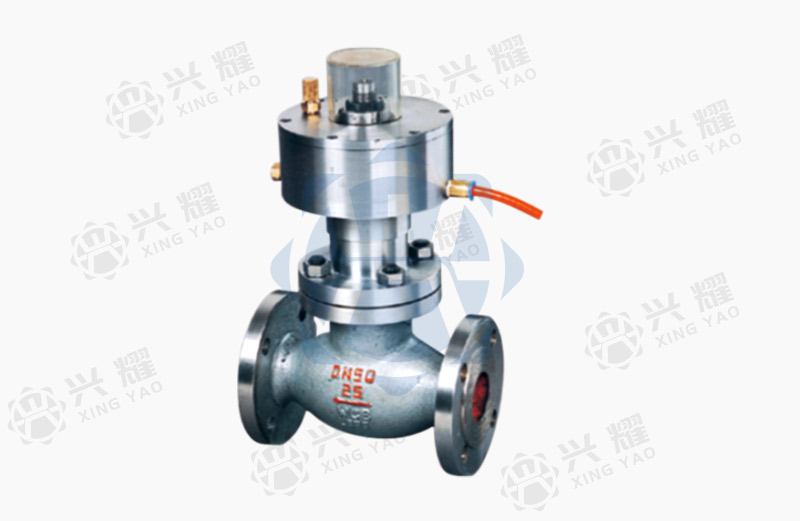 Pneumatic emergency shut-off valve