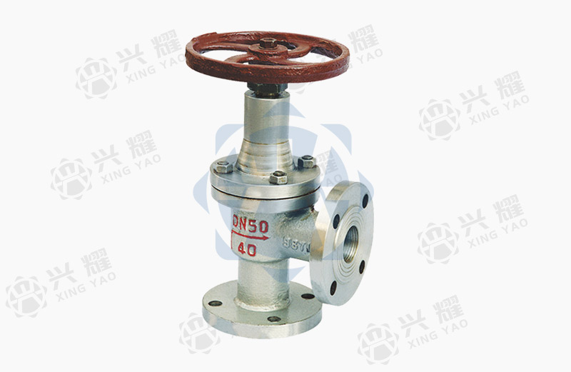 Angle gas valve