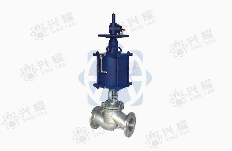 Pneumatic globe valves